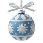Wedgwood Neoclassical Ball Porcelain Christmas Ornament