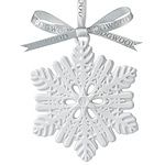 Wedgwood White Snowflake Porcelain Ornament