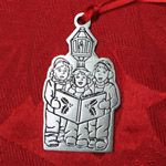Woodbury Pewter Caroling Children Christmas Ornament
