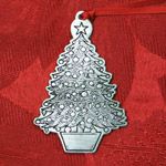Woodbury Pewter Chrismtas Tree Christmas Ornament