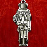 Woodbury Pewter Nutcracker Christmas Ornament