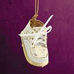 2013 ChemArt Baby's First Christmas Brass Ornament
