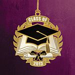 2013 ChemArt Graduation Brass Christmas Ornament