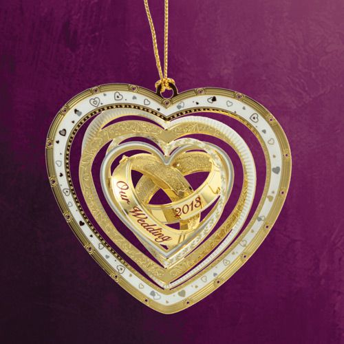 2014 chemart our wedding brass christmas ornament 2014 chemart our wedding brass christmas ornament