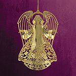 ChemArt Heavenly Angel Brass Christmas Ornament