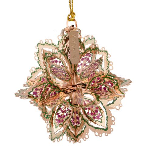 2014 chemart annual snowflake brass christmas ornament 2014 chemart annual snowflake brass christmas ornament