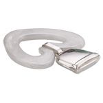 Empire Sterling Silver Heart Teething Ring Rattle