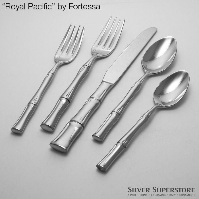 Fortessa Royal Pacific Stainless Steel Flatware, Silverware