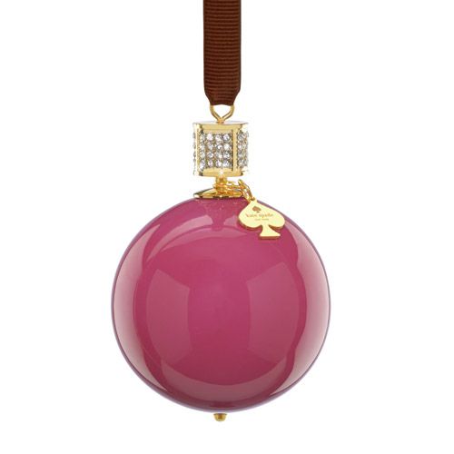 kate spade new york Bejeweled Pave Pink Christmas Ornament