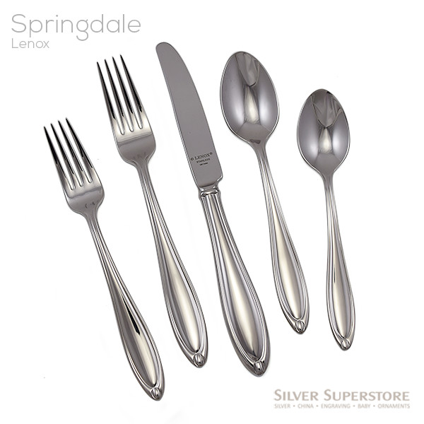 Lenox Springdale Stainless Steel Flatware, Silverware
