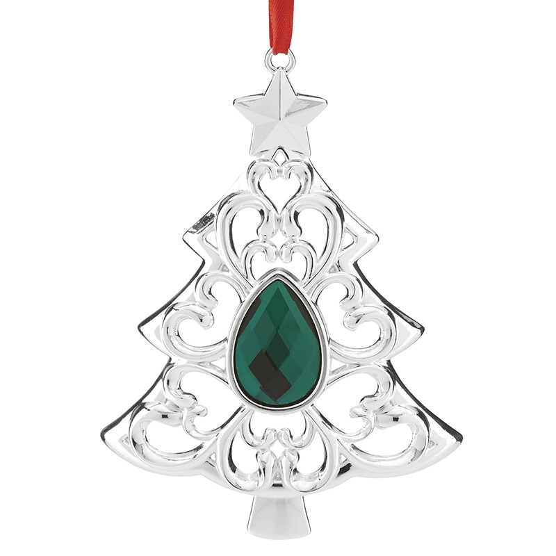 Gemmed Tree Lenox Christmas Ornament