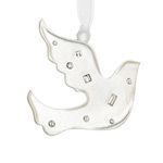 Lunt Silver Dove Christmas Ornament