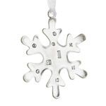 Lunt Silver Snowflake Christmas Ornament