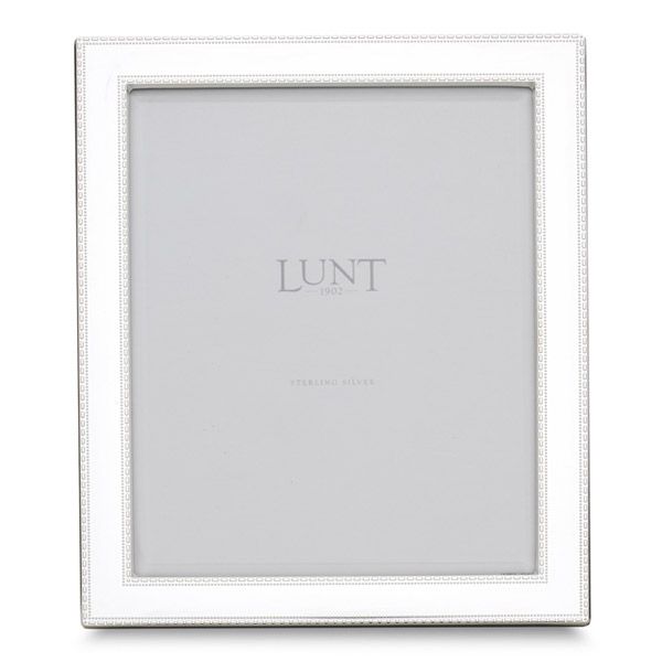 Lunt Bead Sterling Silver Picture Frame Engravable