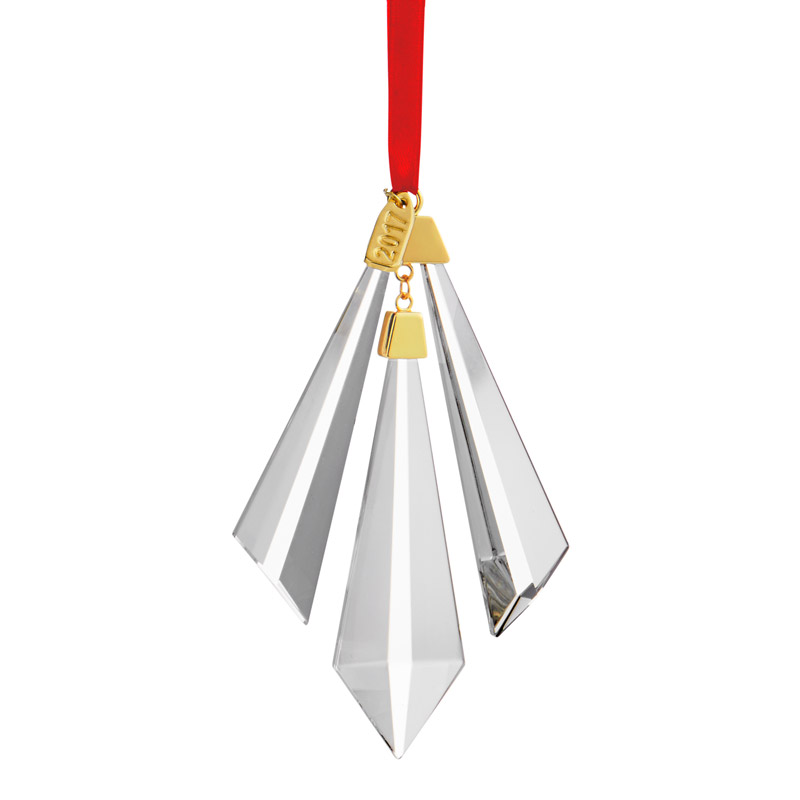 Nambe Annual Glass Ornament, 2017 Christmas Ornament Silver Superstore