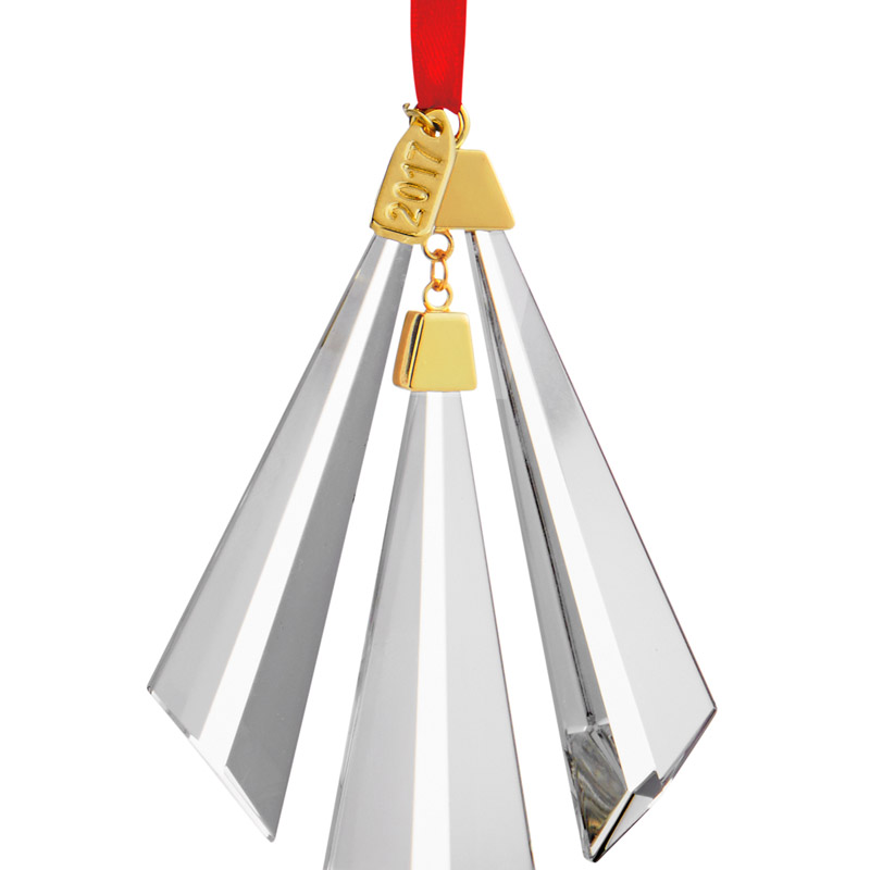 Nambe Annual Glass Ornament, 2017 Christmas Ornament Silver Superstore