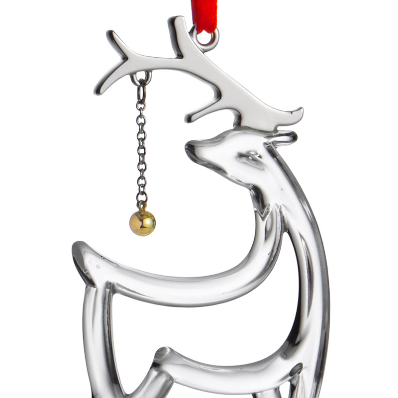 Nambe Reindeer Ornament Christmas Reindeer Silver Superstore