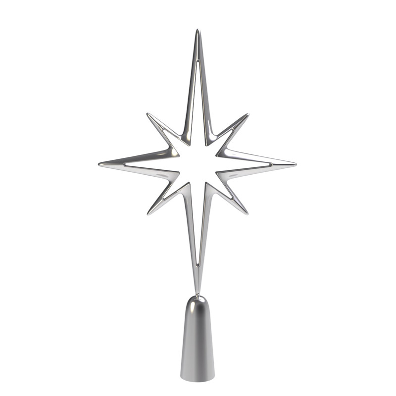 nambe star tree topper christmas tree topper silver christmas tree star topper