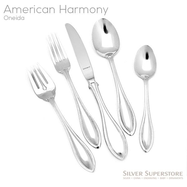 Oneida American Harmony Stainless flatware for less