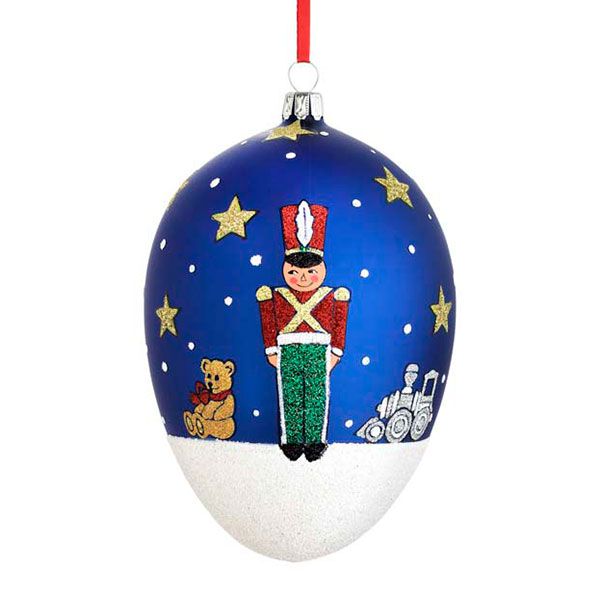 2015 reed barton toy soldier egg glass blown christmas 2015 reed barton toy soldier egg glass blown christmas