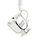 2013 Baby's First Christmas Cup Silverplate Ornament