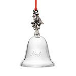 2013 Reed and Barton Noel Musical Bell Silver Christmas Ornament