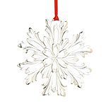 2013 Reed and Barton Silver Snowflake Christmas Ornament