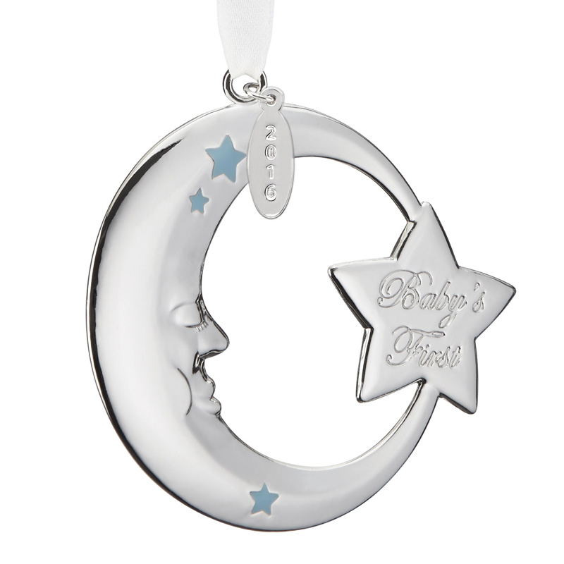 baby 39 s first christmas blue moon 2016 reed and barton waterford babys first christmas