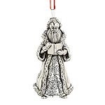 2013 Reed and Barton Old World Santa Sterling Silver Christmas Ornament