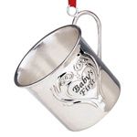 2013 Reed and Barton Baby's First Christmas Cup Sterling Silver Ornament