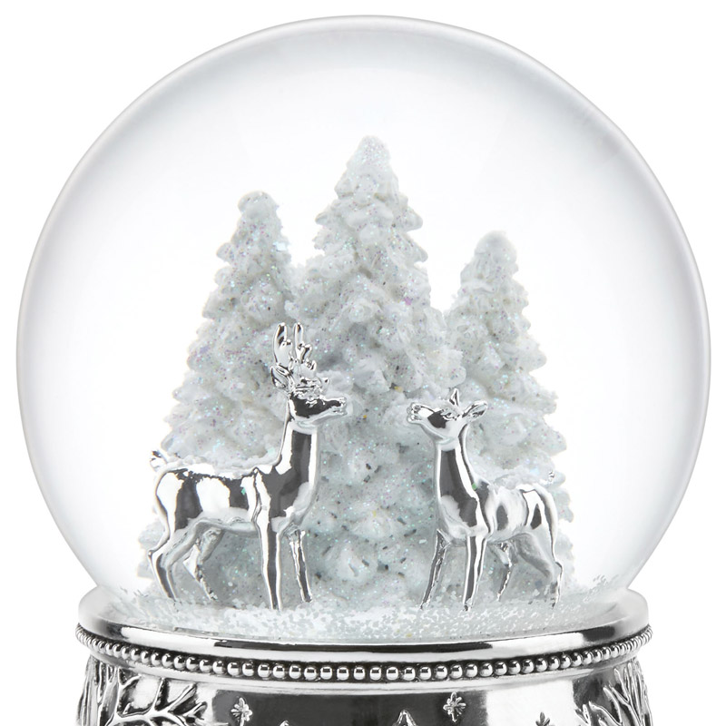 north pole bound snow globe reed and barton silver snowglobe waterford christmas flutes sale