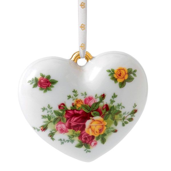 Rose Christmas Ornaments 