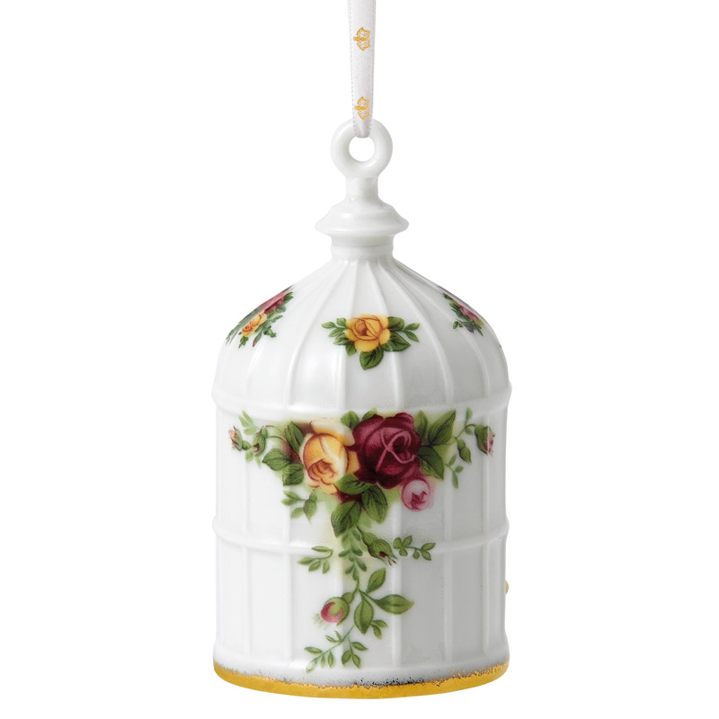old country rose birdcage royal albert christmas ornament old country rose birdcage royal albert christmas ornament