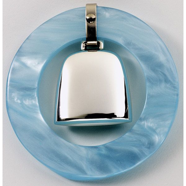 Salisbury Sterling Silver Teething Ring Rattles Engravable