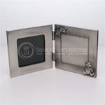 Sheridan Brushed Pewter Hinged Baby Frame