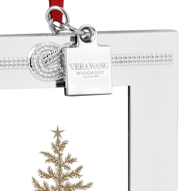 Vera Wang Infinity Picture Frame Christmas Ornament 2016 Silver