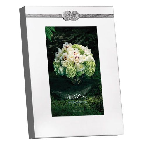 Vera Wang Infinity Silver Plate Picture Frames Engravable