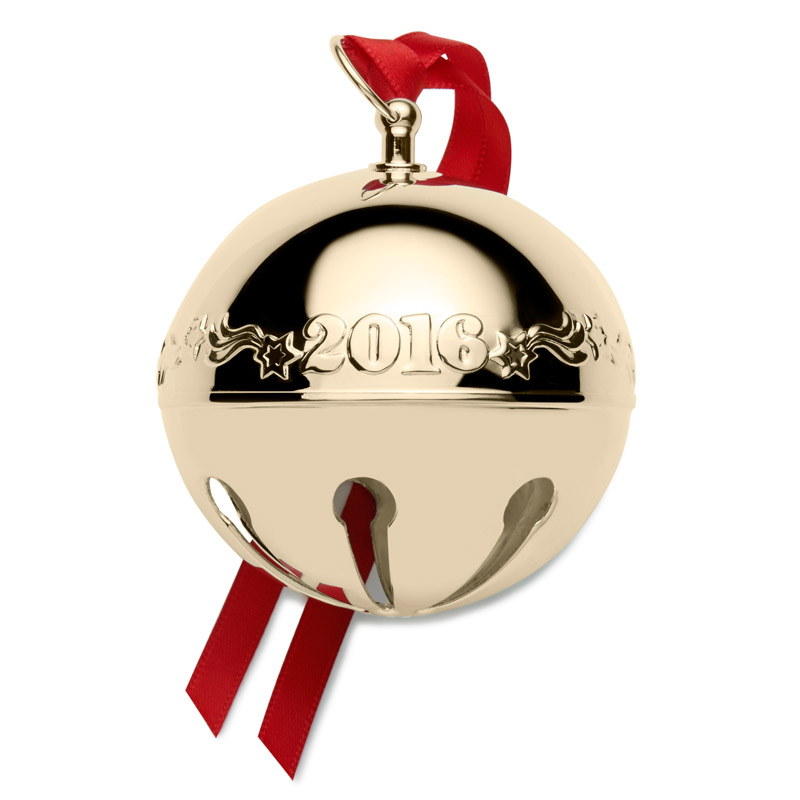 wallace gold sleigh bell ornament 2016 wallace christmas wallace gold sleigh bell ornament 2016 wallace christmas