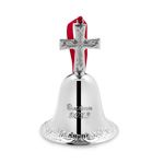 2013 Wallace Grande Baroque Bell Silver Christmas Ornament