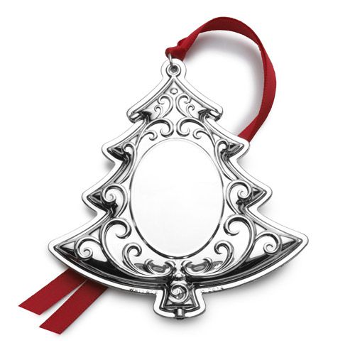 2014 wallace silver plated engravable tree christmas ornament 2014 wallace silver plated engravable tree christmas ornament