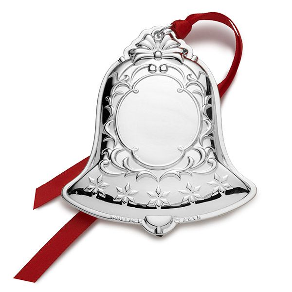 2015 wallace silver plated engravable bell christmas ornament 2015 wallace silver plated engravable bell christmas ornament