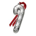 2013 Queens Sterling Silver Candy Cane Christmas Ornament