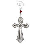 2013 Waterford Cross Crystal Christmas Ornament