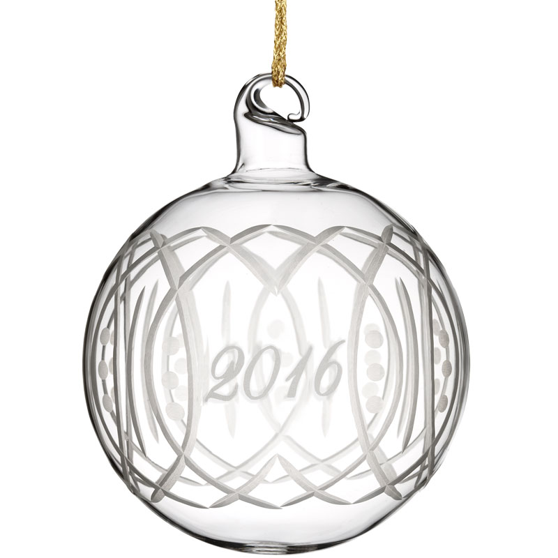 Waterford Crystal Marquis Christmas Ball Ornament 2016 Silver Superstore