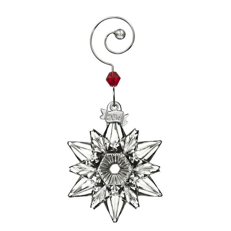 waterford crystal mini christmas snowflake ornament 2016 lenox christmas tree ornaments