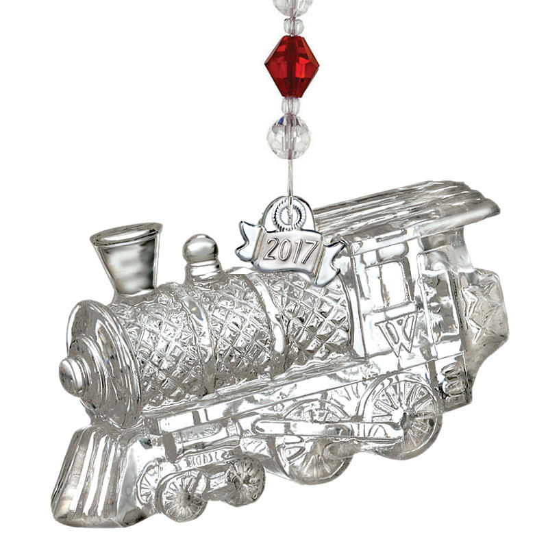 Waterford Crystal Train Engine Ornament 2017 Silver Superstore