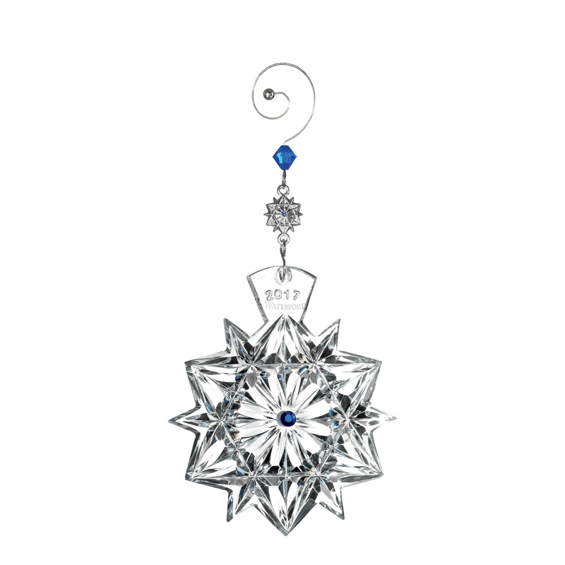 Waterford Crystal Snowflake Wishes, Friendship Ornament 2017 Silver