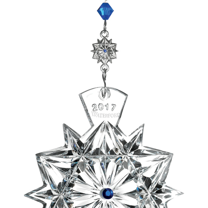 Waterford Crystal Snowflake Wishes, Friendship Ornament 2017 Silver