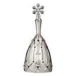 2013 Waterford Lismore Bell Silver Christmas Ornament