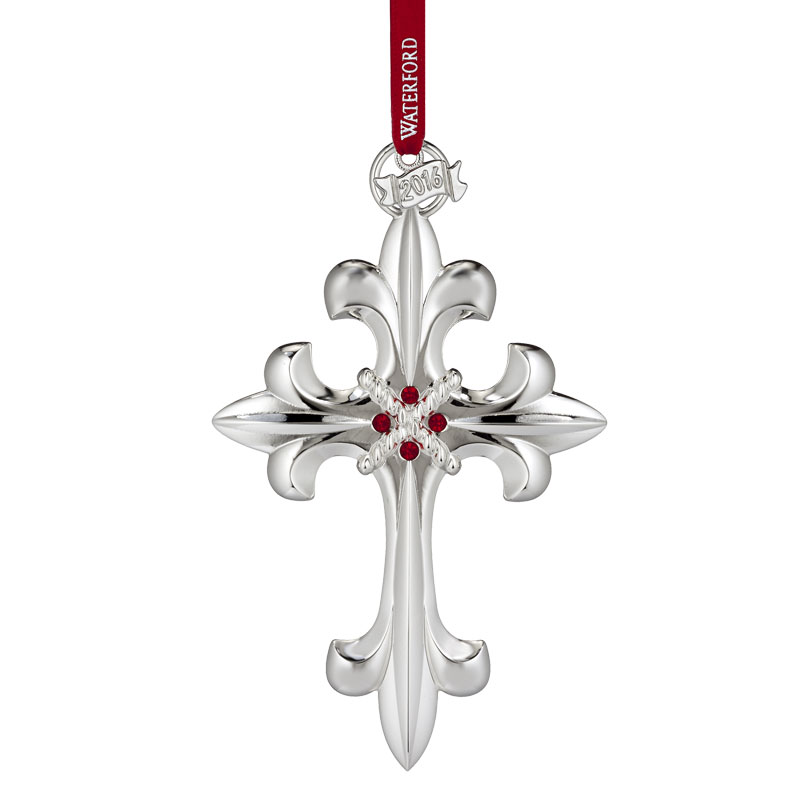 waterford silver cross christmas ornament 2016 silver waterford silver cross christmas ornament 2016 silver